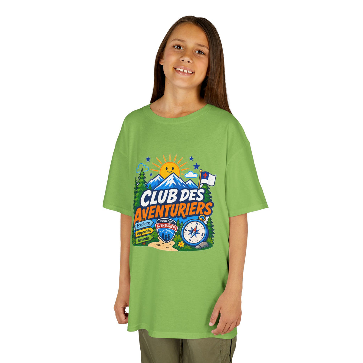 Club des Aventuriers T-Shirt (Enfants) | Camping Boussole et Soleil