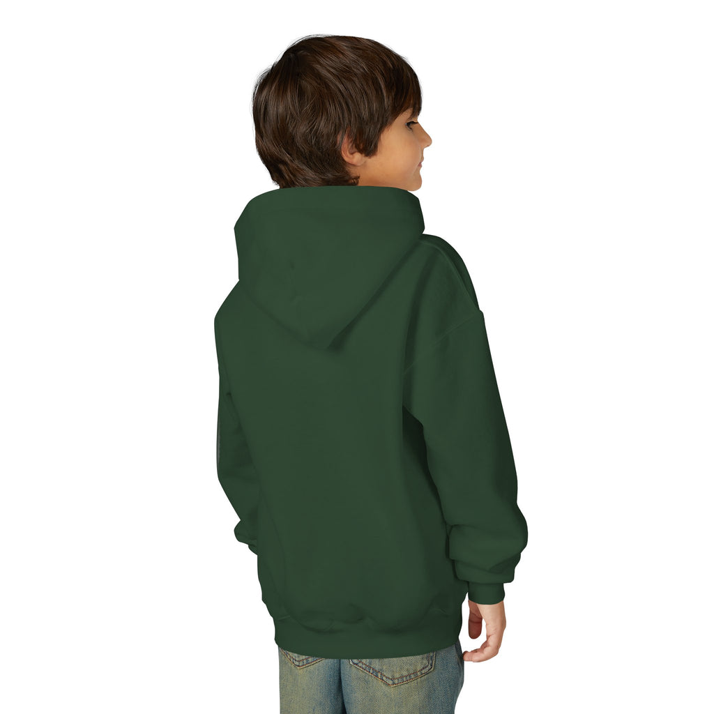 Pathfinder Youth Hoodie — Graphic Youth Pullover with Bold Script Logo