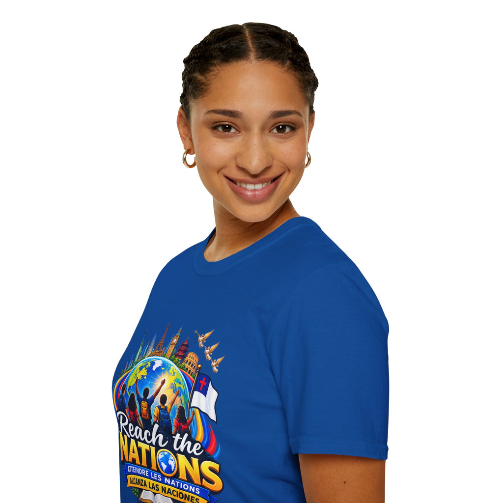 Reach the Nations T-Shirt — Global Missions Christian Outreach Tee