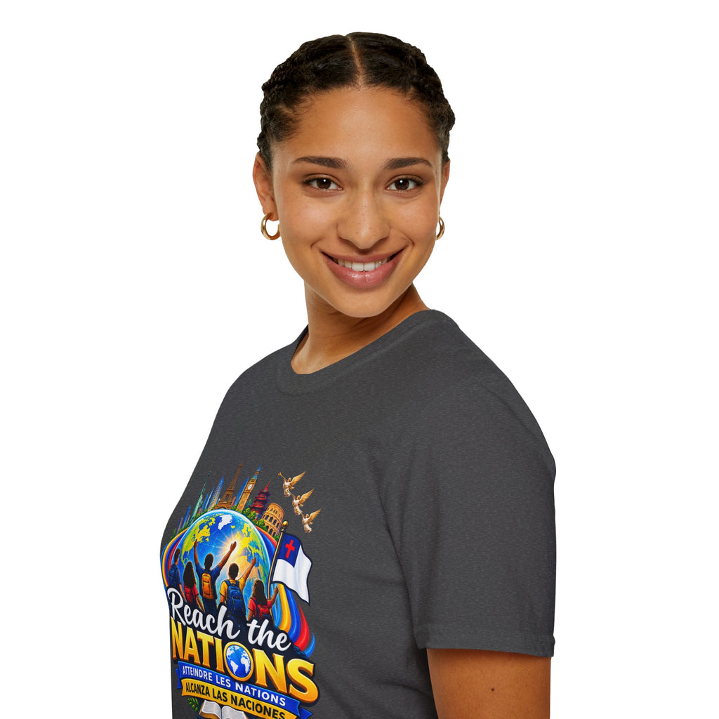 Reach the Nations T-Shirt — Global Missions Christian Outreach Tee