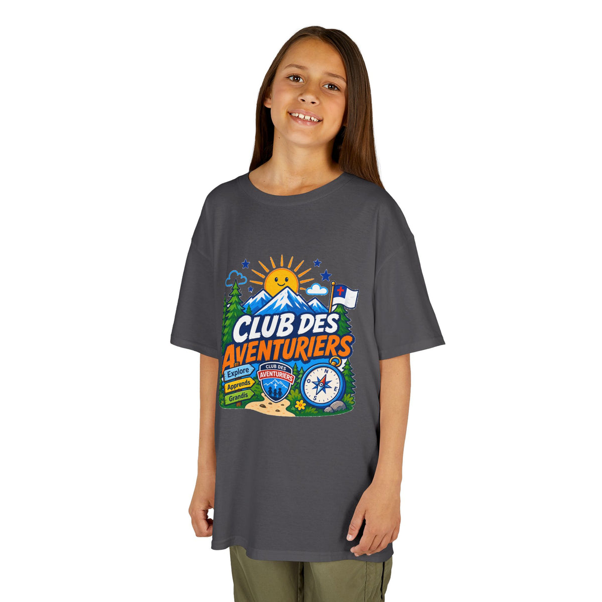 Club des Aventuriers T-Shirt (Enfants) | Camping Boussole et Soleil