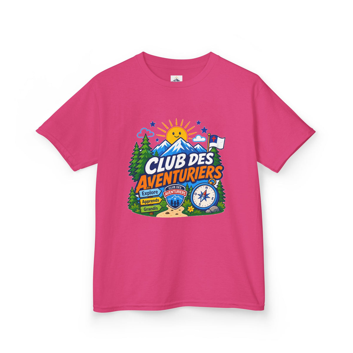 Club des Aventuriers T-Shirt (Enfants) | Camping Boussole et Soleil