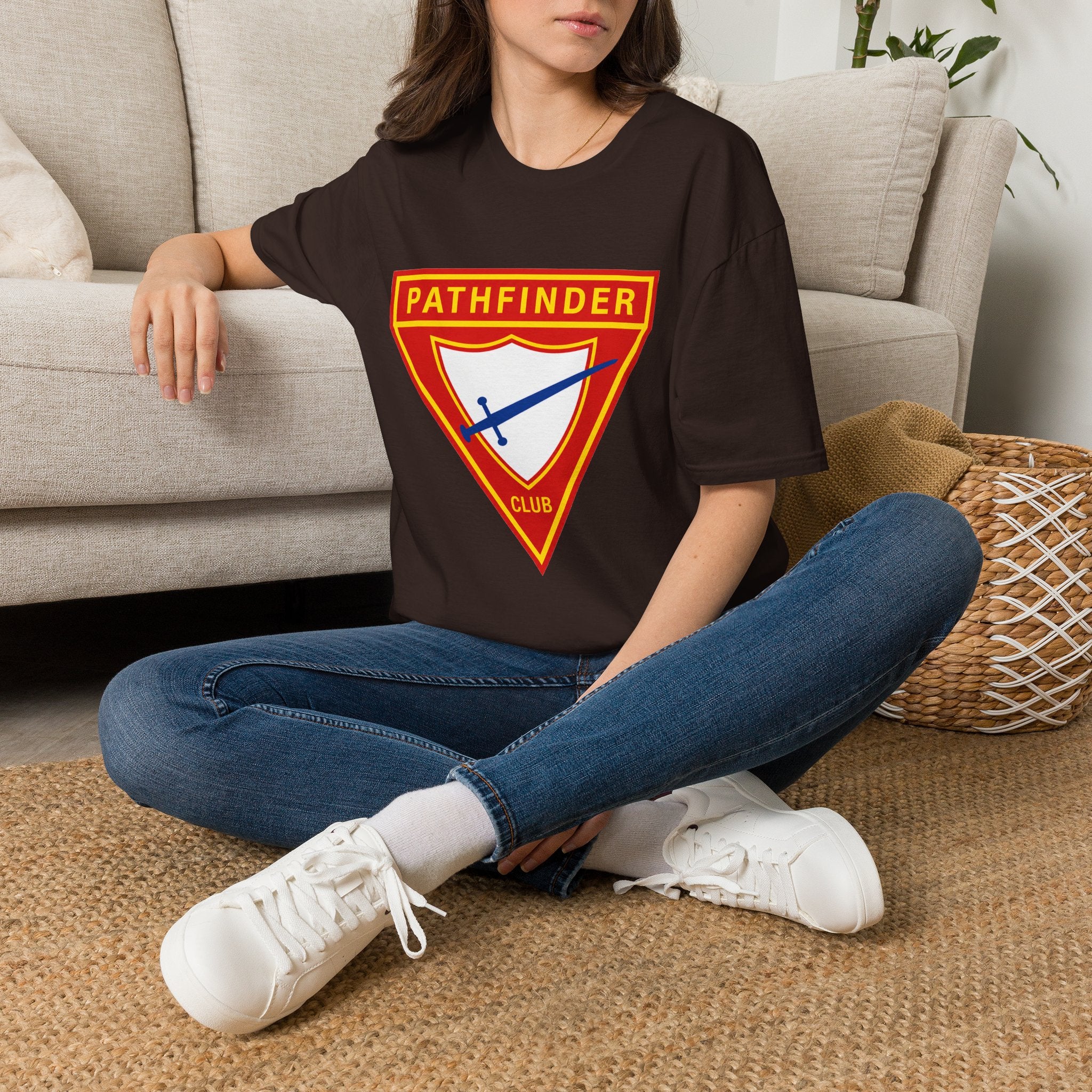 Pathfinder Club T-Shirt — Retro Shield Logo Tee