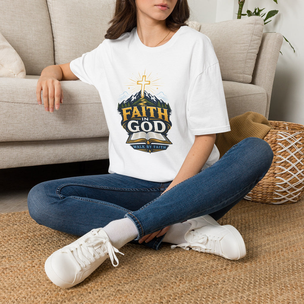 Faith In God T-Shirt — Mountain Cross Christian Tee