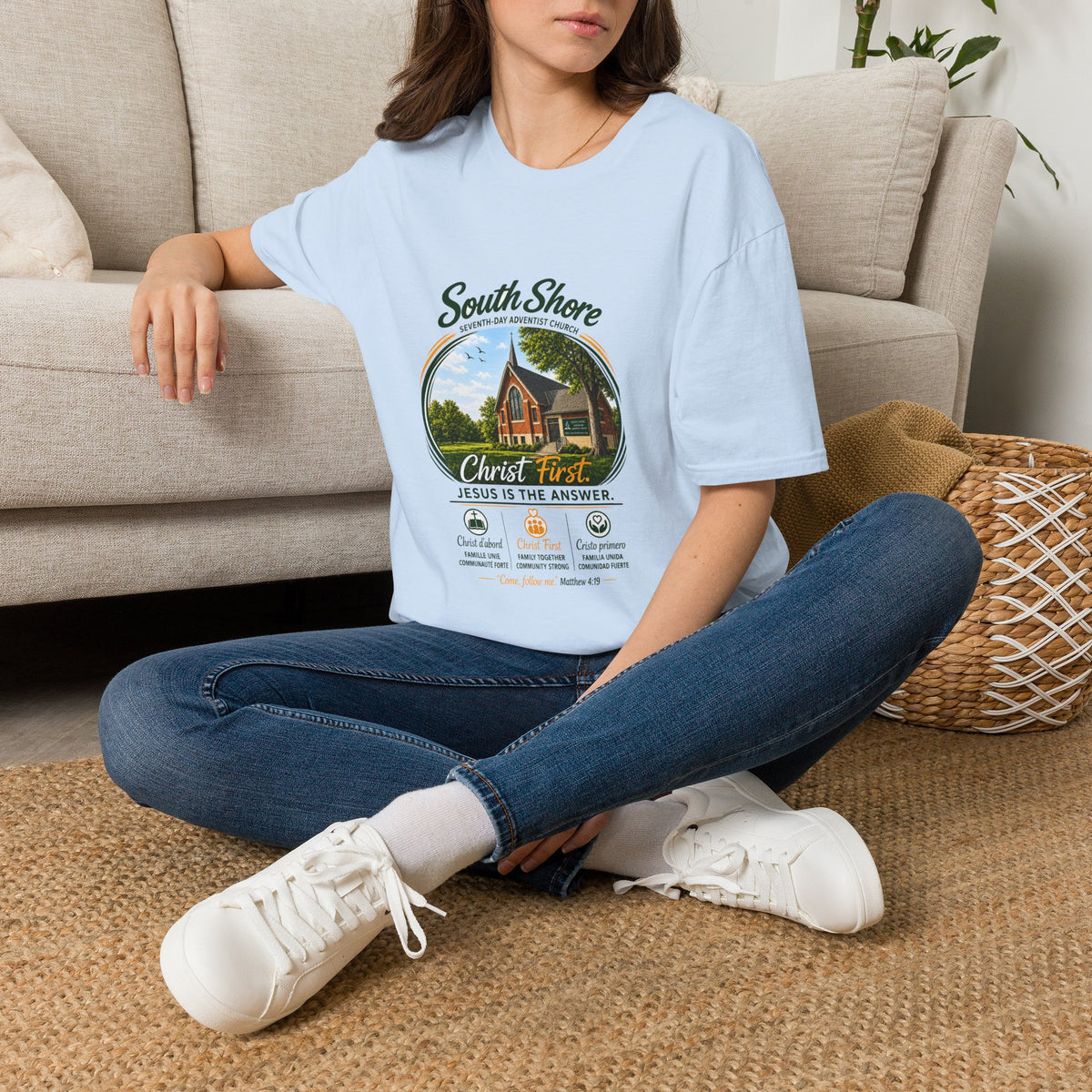 South Shore Church T-Shirt — South Shore Seventh-Day Adventist Church Graphic Tee