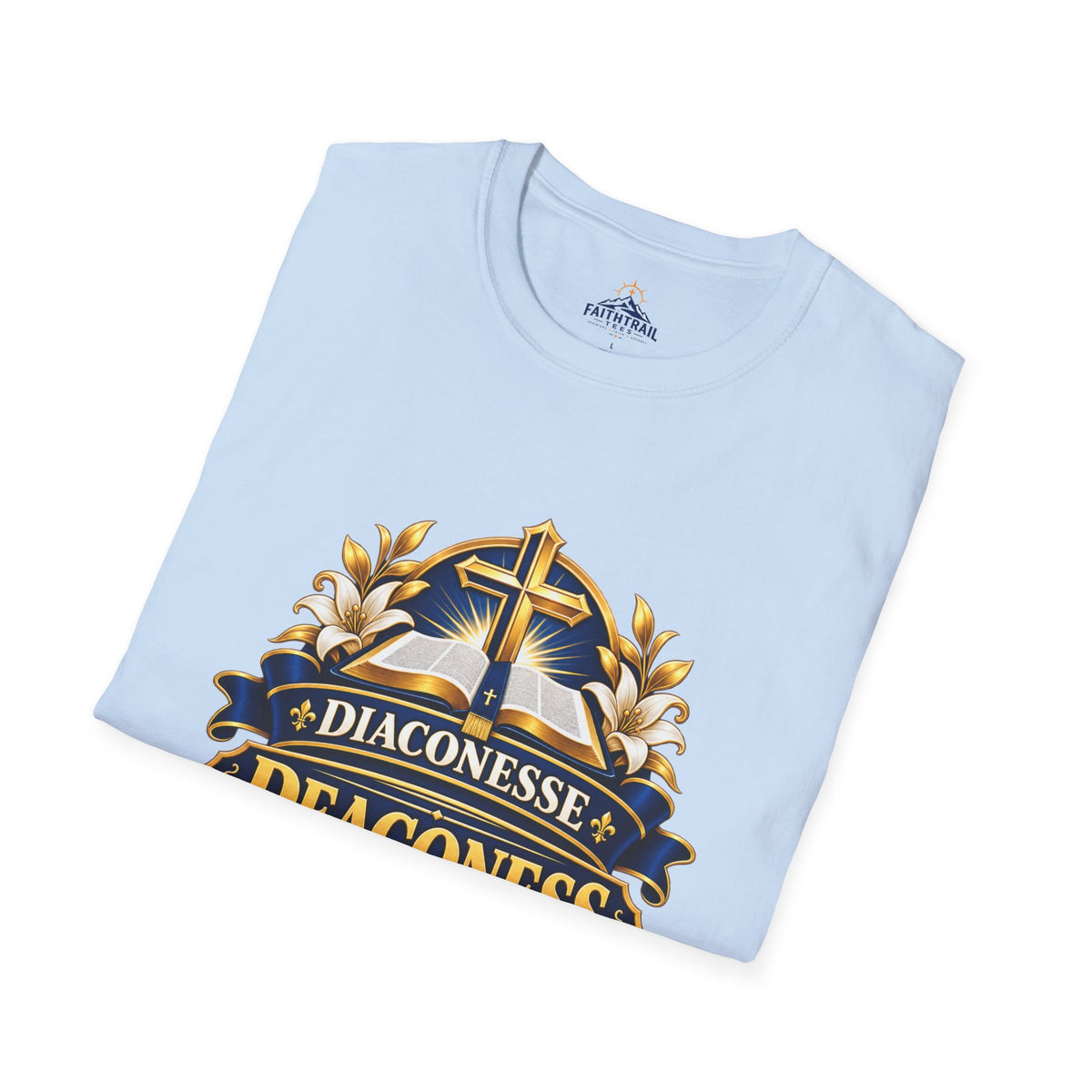 Deaconess Emblem T-Shirt — Faith-Based Christian Church Shirt