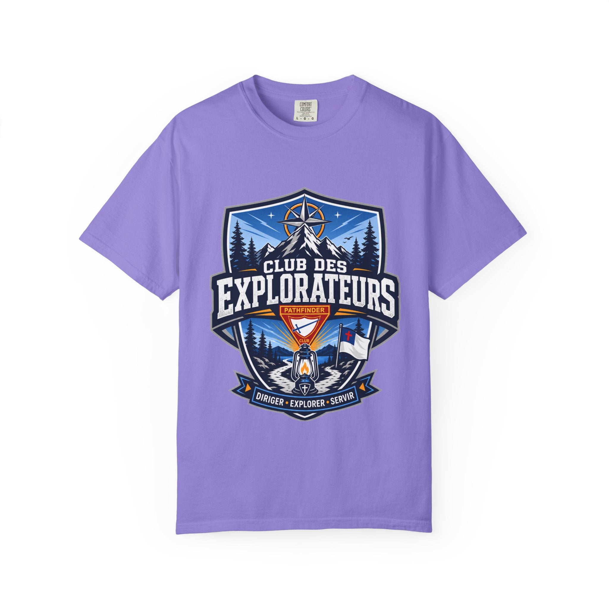 T-shirt adulte unisexe Club des Explorateurs | Lanterne