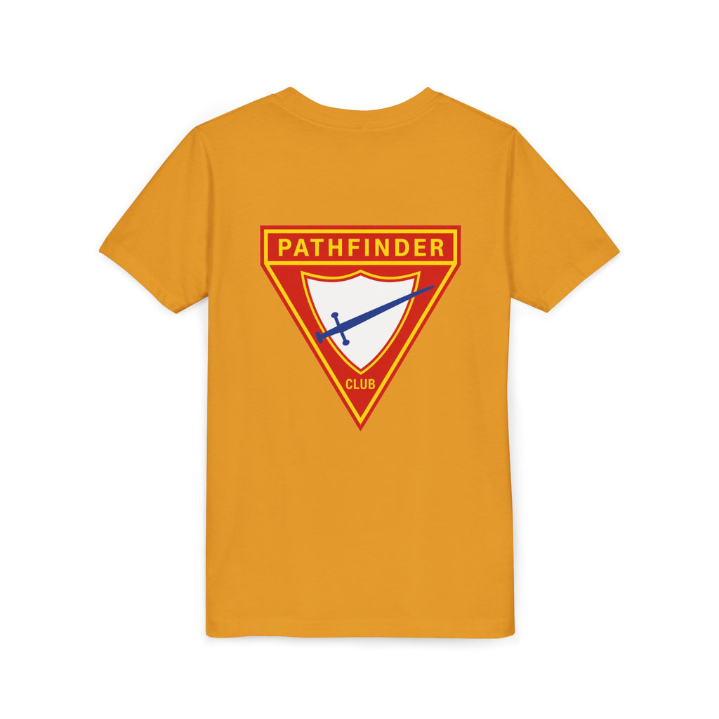 Pathfinder Club Youth Tee — Pathfinder Shield Emblem Short Sleeve Shirt