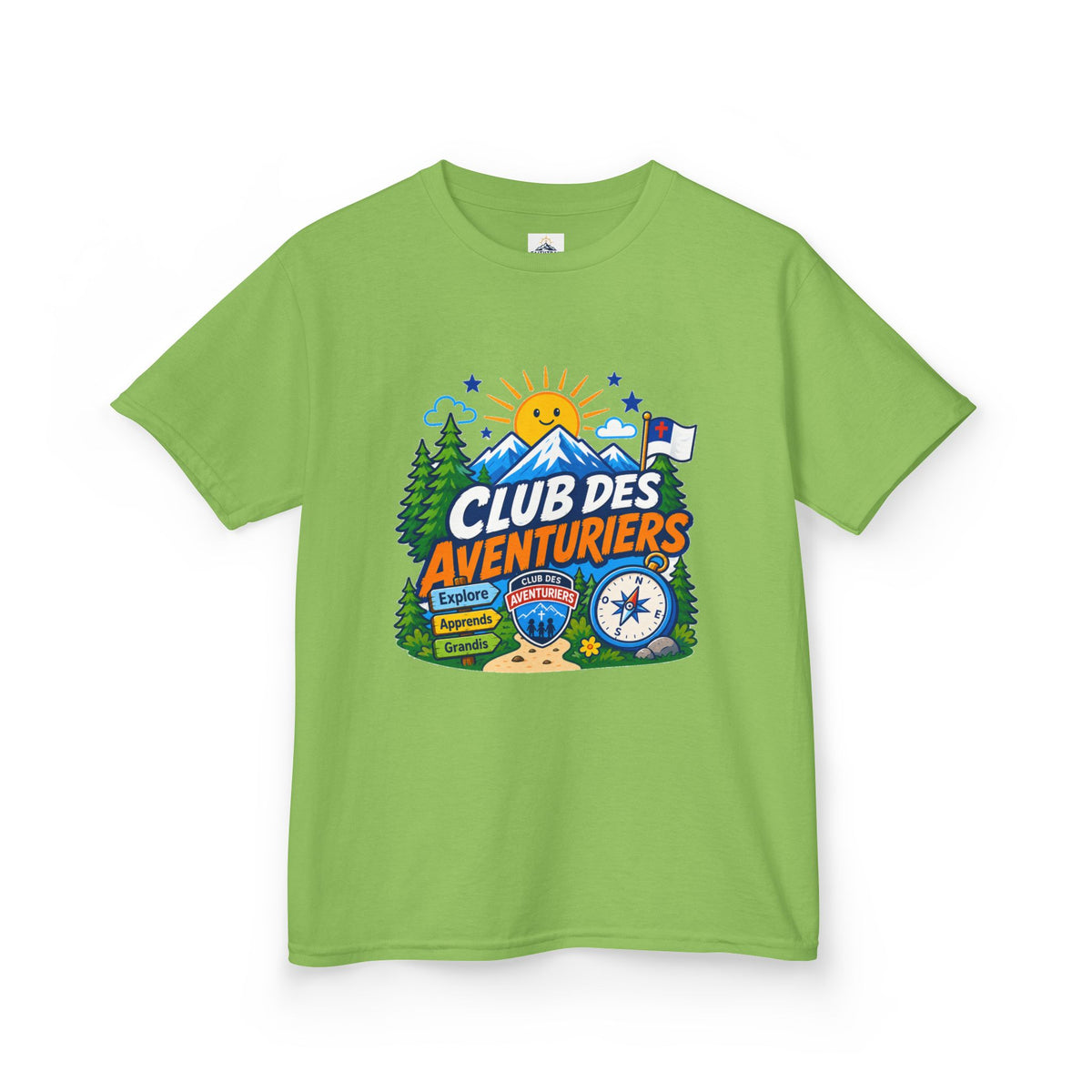 Club des Aventuriers T-Shirt (Enfants) | Camping Boussole et Soleil