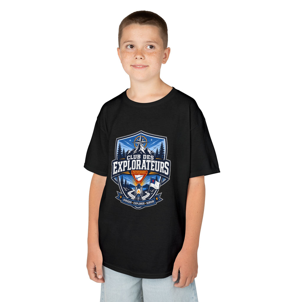 T-shirt unisexe pour enfants Club des Explorateurs | Lanterne