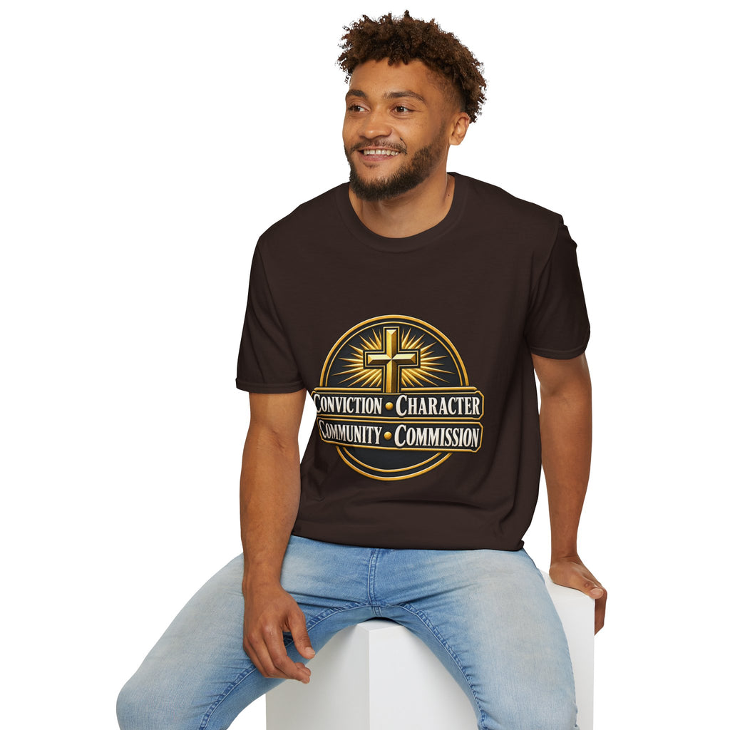 Conviction • Character Christian T-Shirt — Cross Faith Ministry Tee