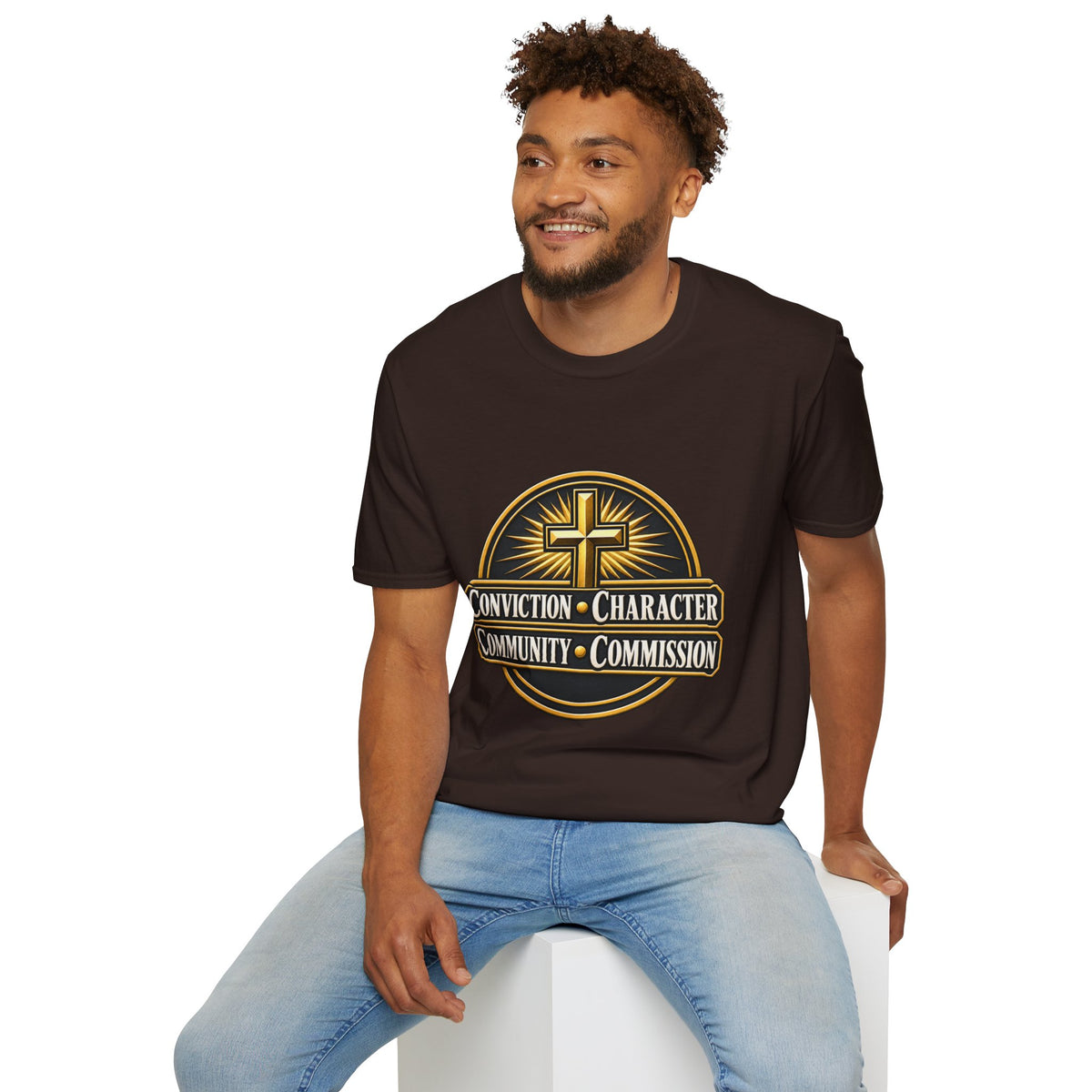 Conviction • Character Christian T-Shirt — Cross Faith Ministry Tee