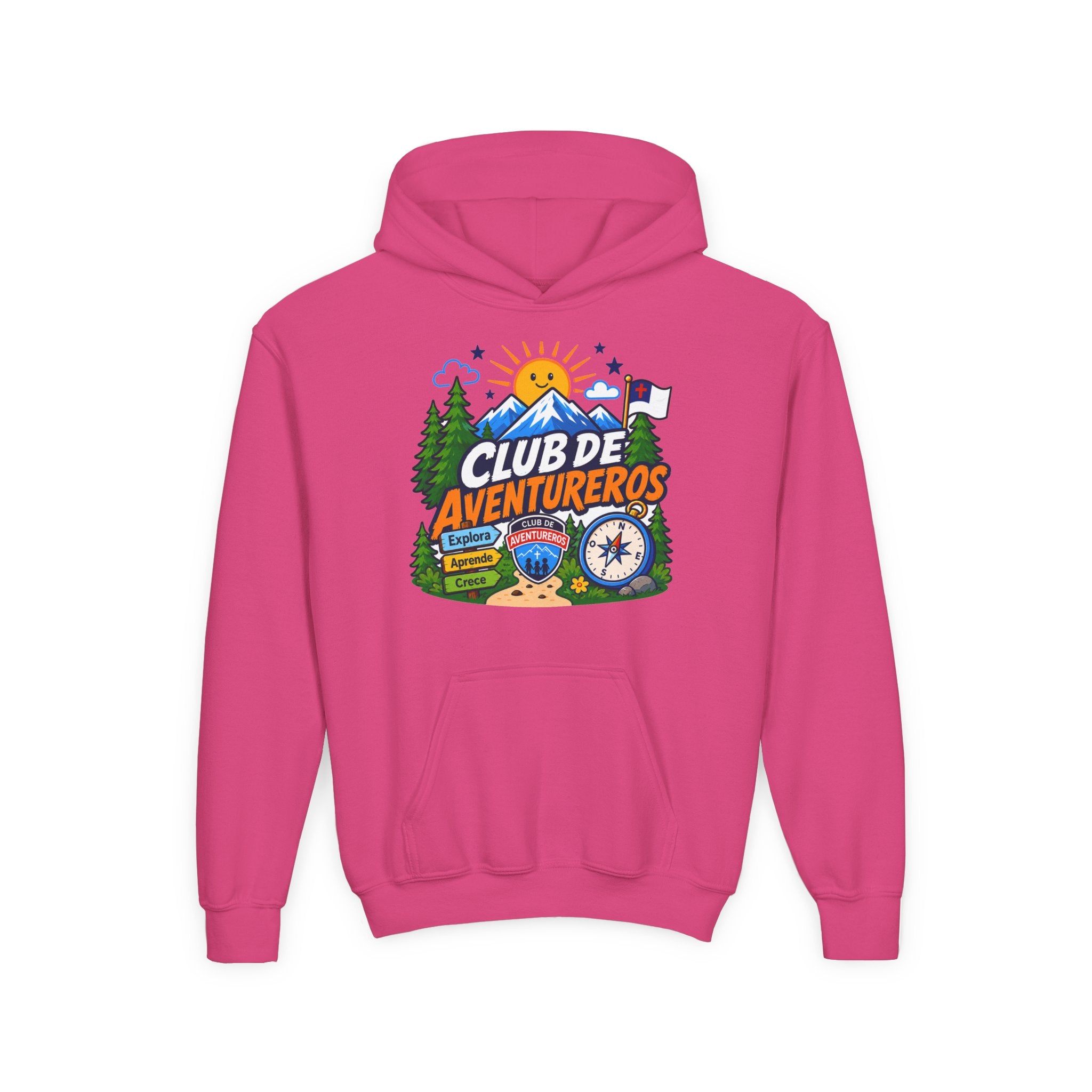 Club de Adventureros | Sudadera con capucha y estampado para Niños | Cámping