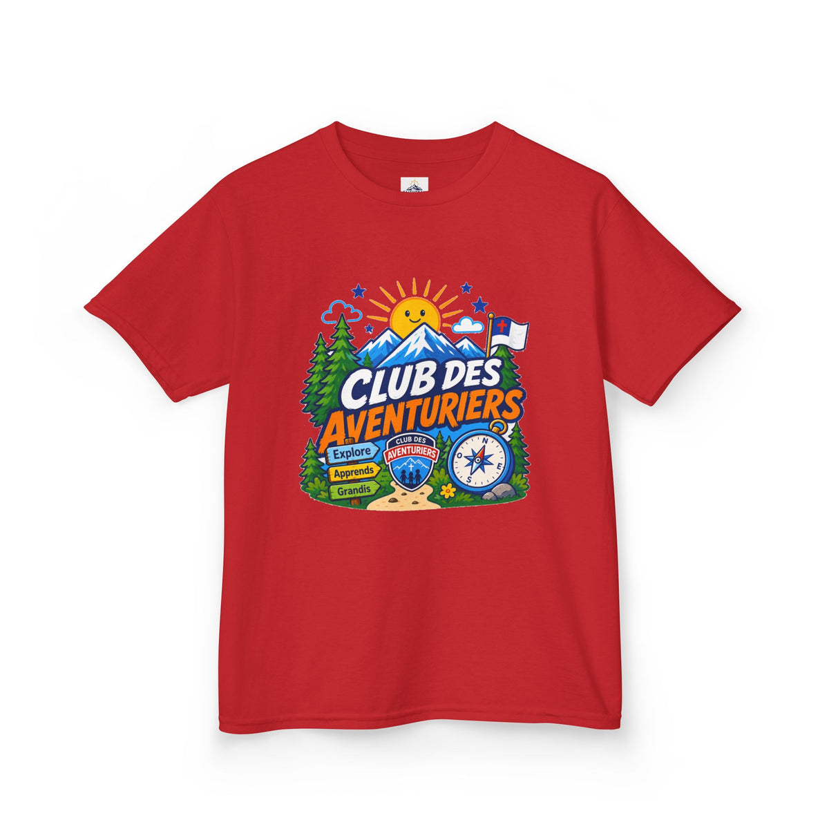 Club des Aventuriers T-Shirt (Enfants) | Camping Boussole et Soleil