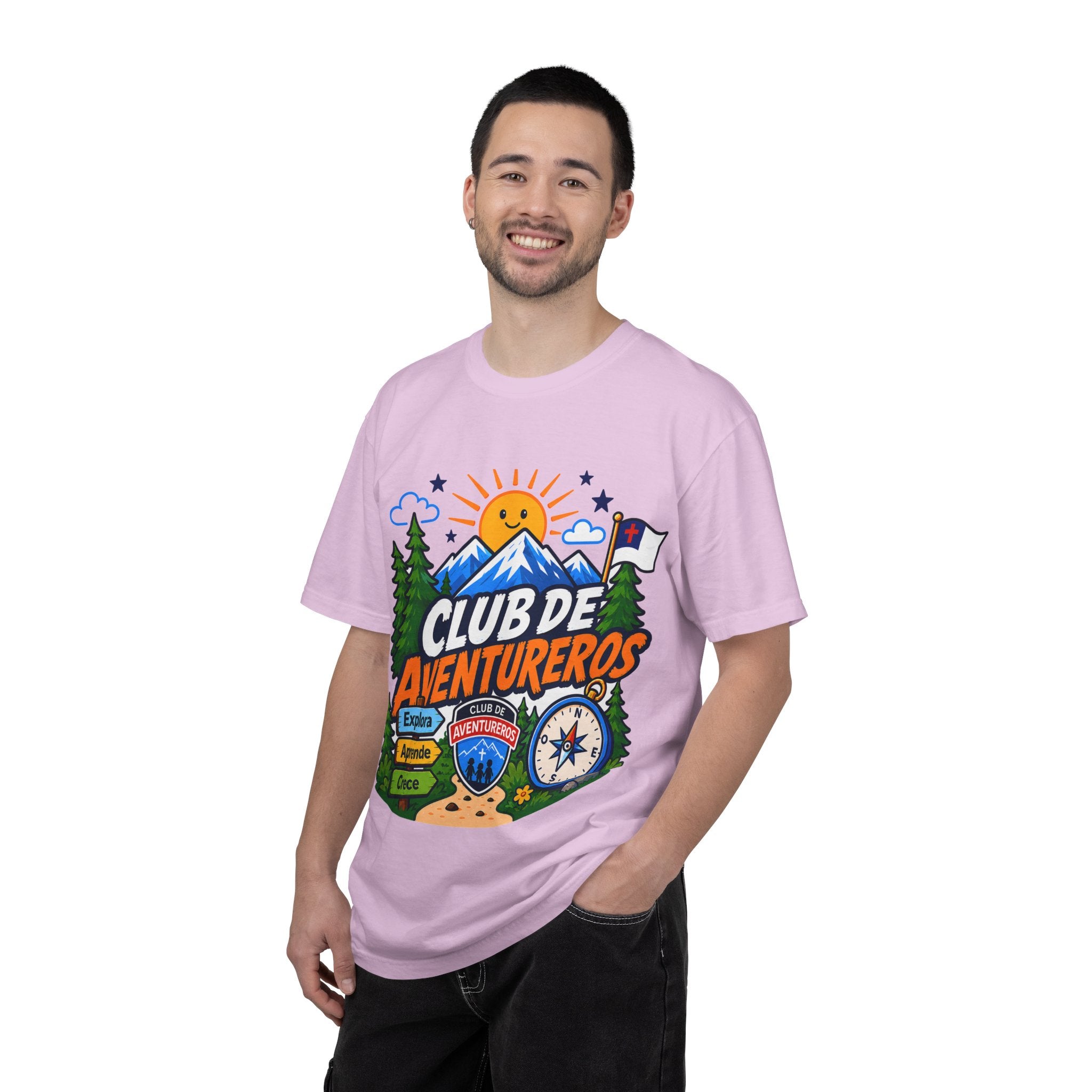 Club de Aventureros Camiseta (Adultos) | Camping, Brújula y Sol