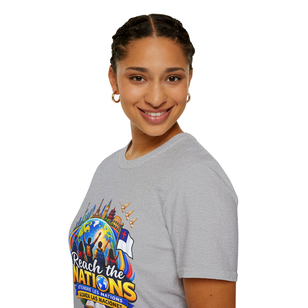 Reach the Nations T-Shirt — Global Missions Christian Outreach Tee