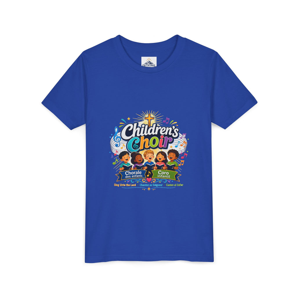 Children's Choir Youth Tee - Colorful Church Choir Graphic