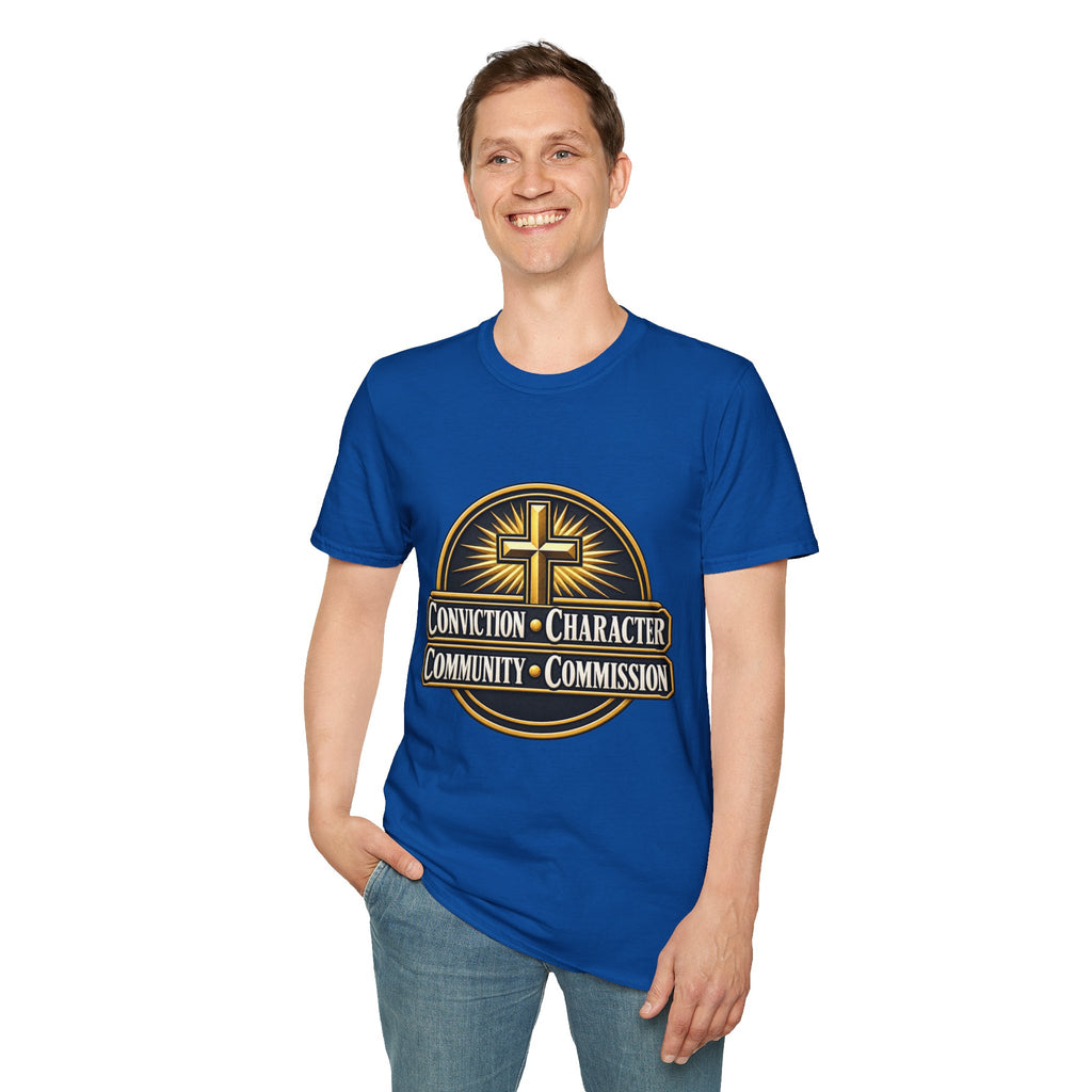 Conviction • Character Christian T-Shirt — Cross Faith Ministry Tee