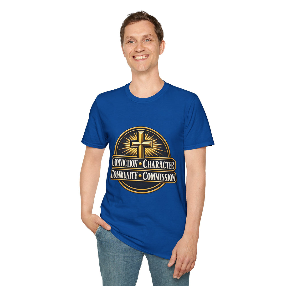Conviction • Character Christian T-Shirt — Cross Faith Ministry Tee