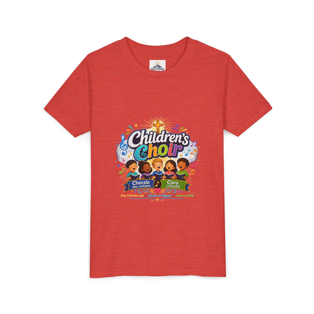 Children's Choir Youth Tee - Colorful Church Choir Graphic
