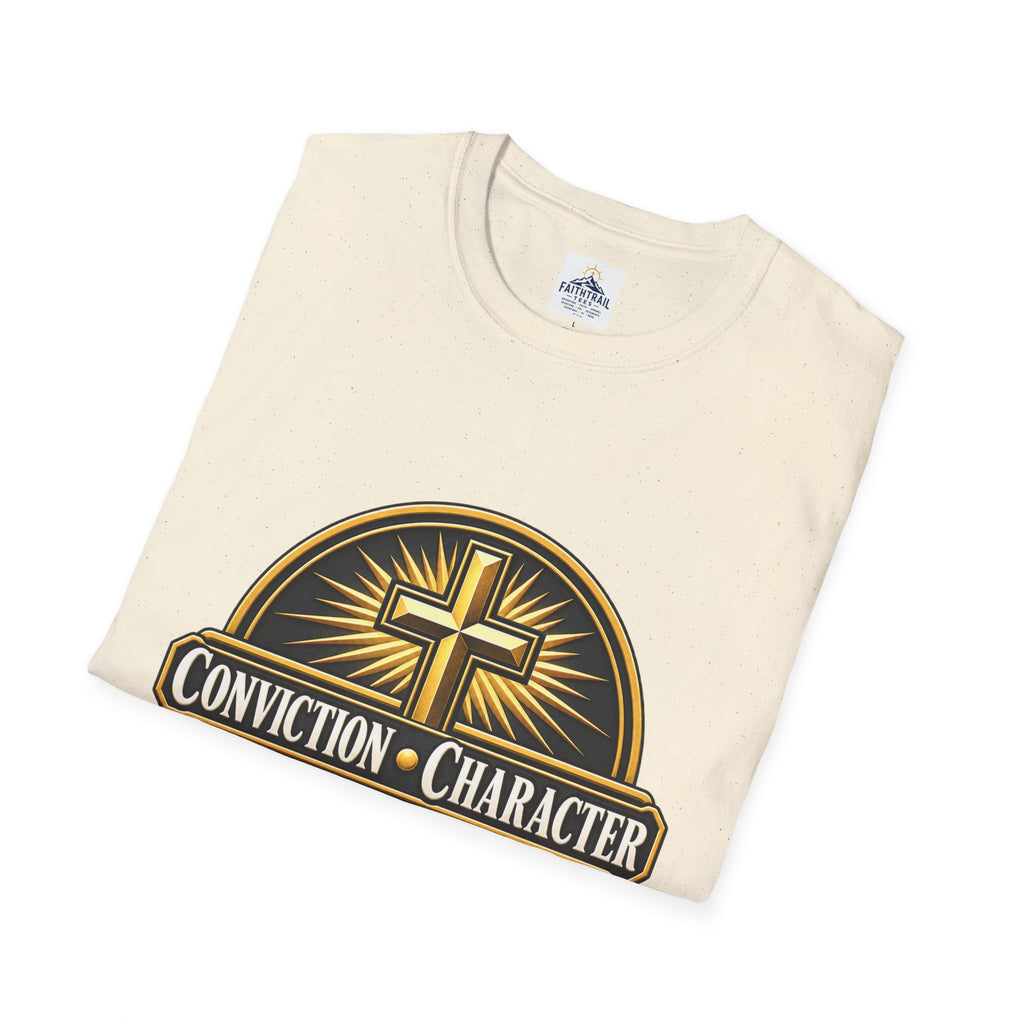 Conviction • Character Christian T-Shirt — Cross Faith Ministry Tee