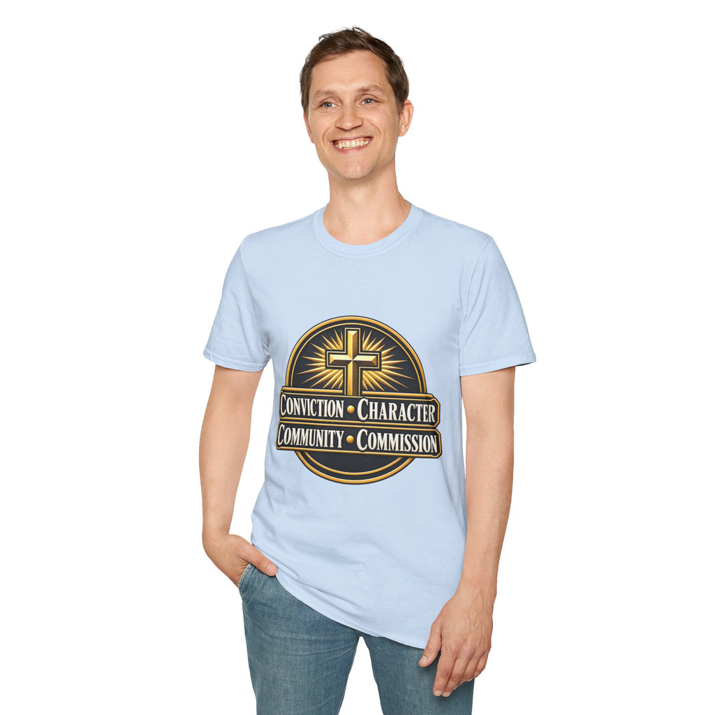 Conviction • Character Christian T-Shirt — Cross Faith Ministry Tee