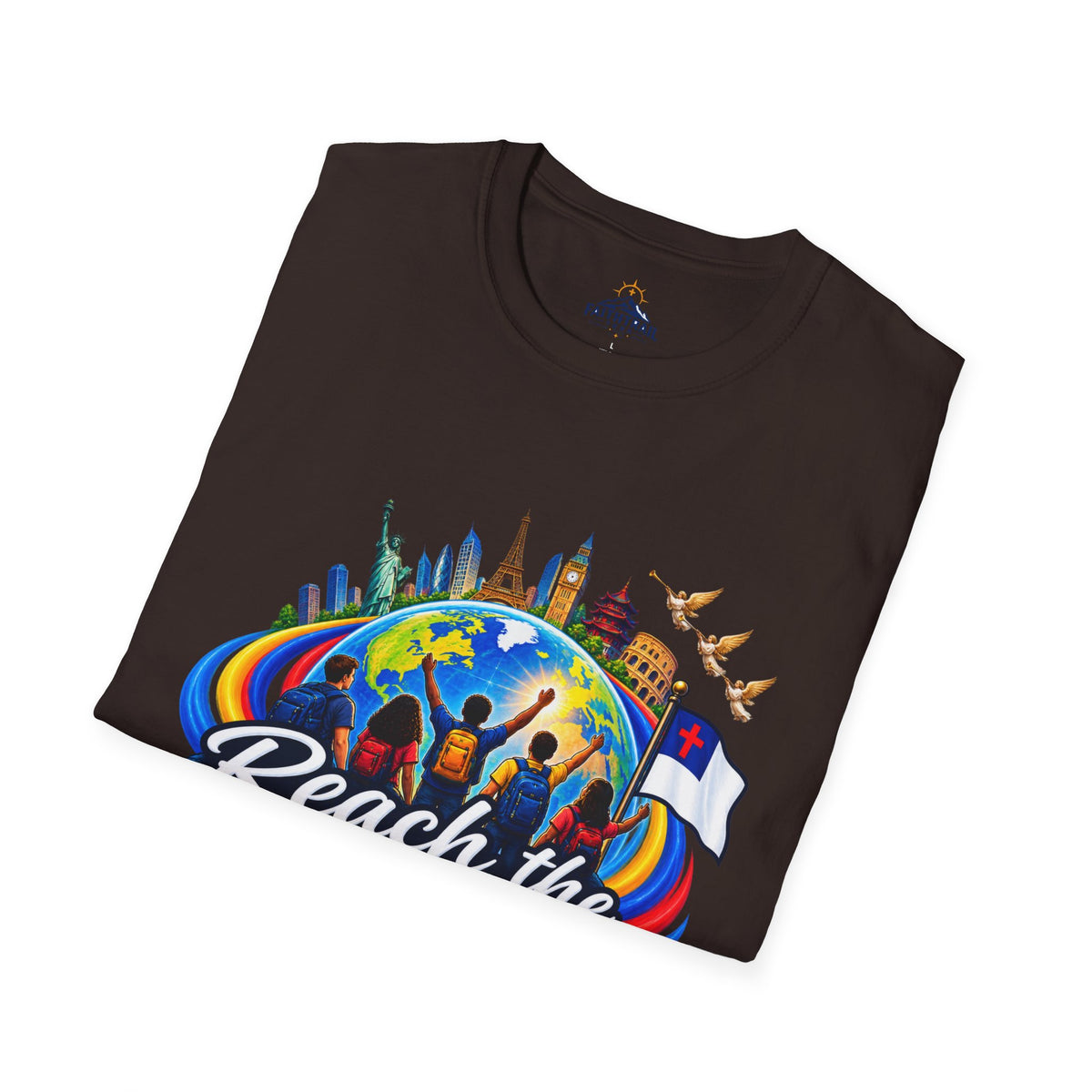 Reach the Nations T-Shirt — Global Missions Christian Outreach Tee