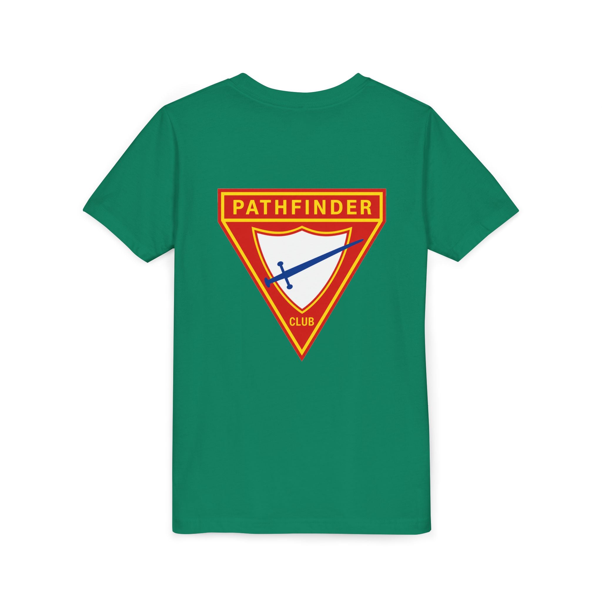 Pathfinder Club Youth Tee — Pathfinder Shield Emblem Short Sleeve Shirt