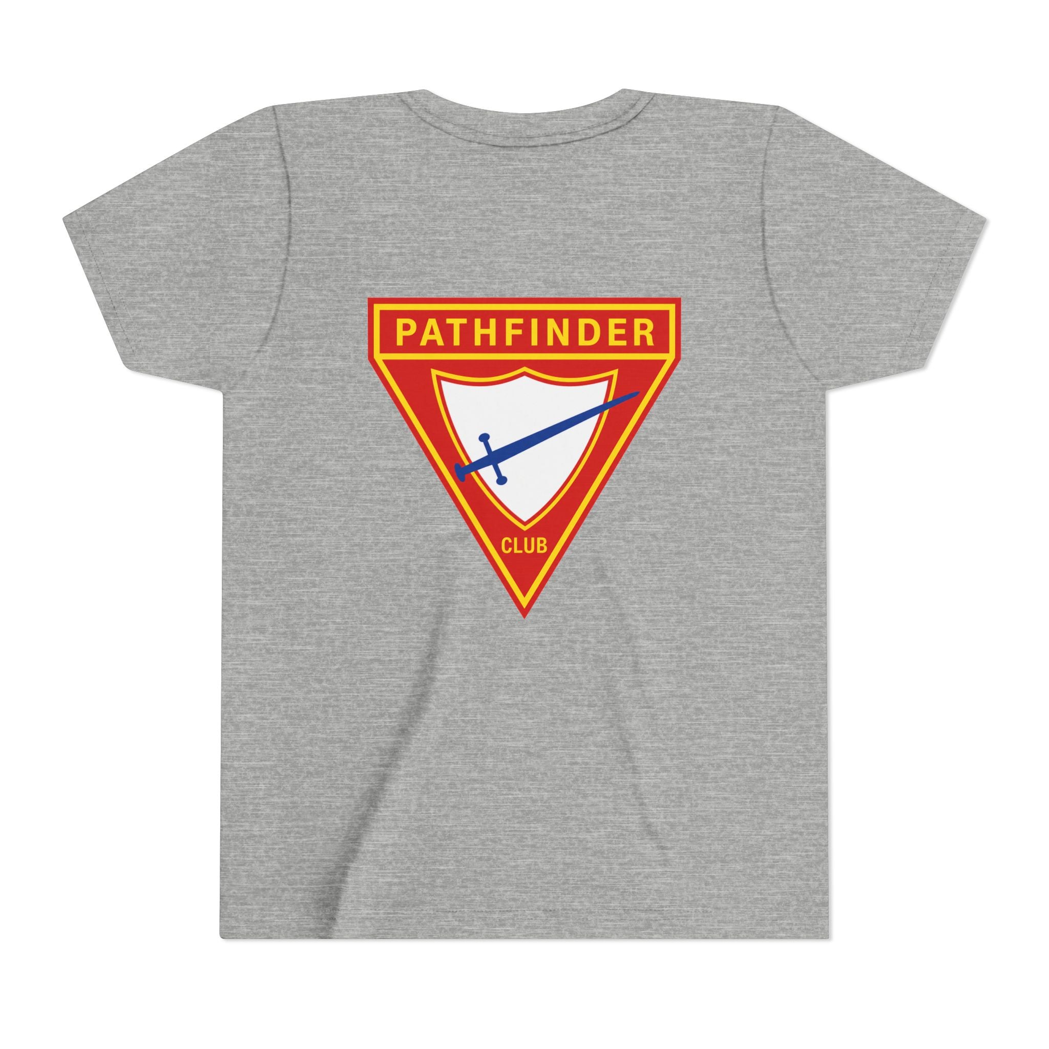 Pathfinder Club Youth Tee — Pathfinder Shield Emblem Short Sleeve Shirt