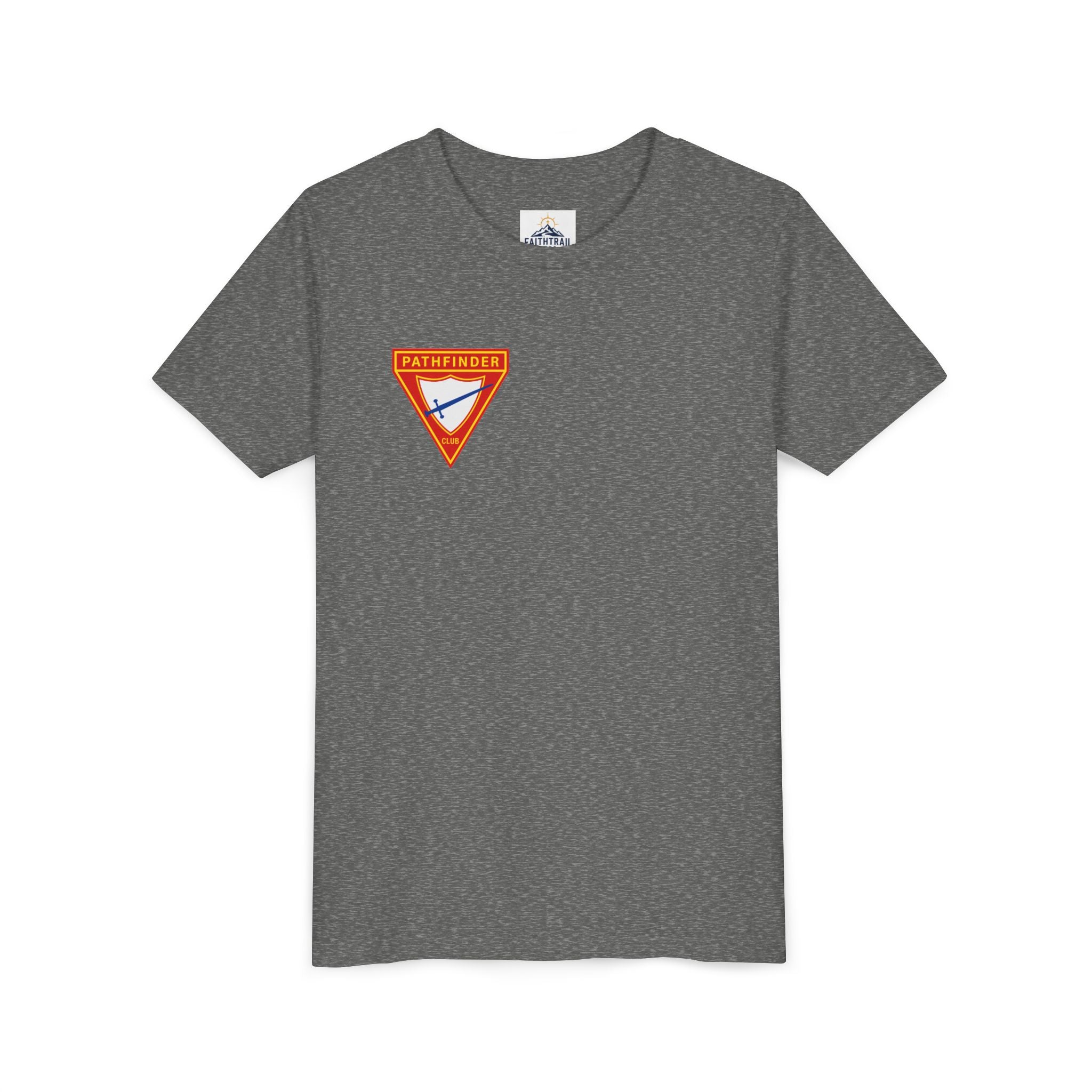 Pathfinder Club Youth Tee — Pathfinder Shield Emblem Short Sleeve Shirt