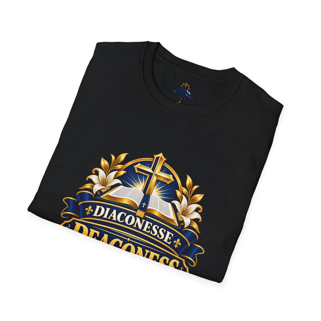 Deaconess Emblem T-Shirt — Faith-Based Christian Church Shirt