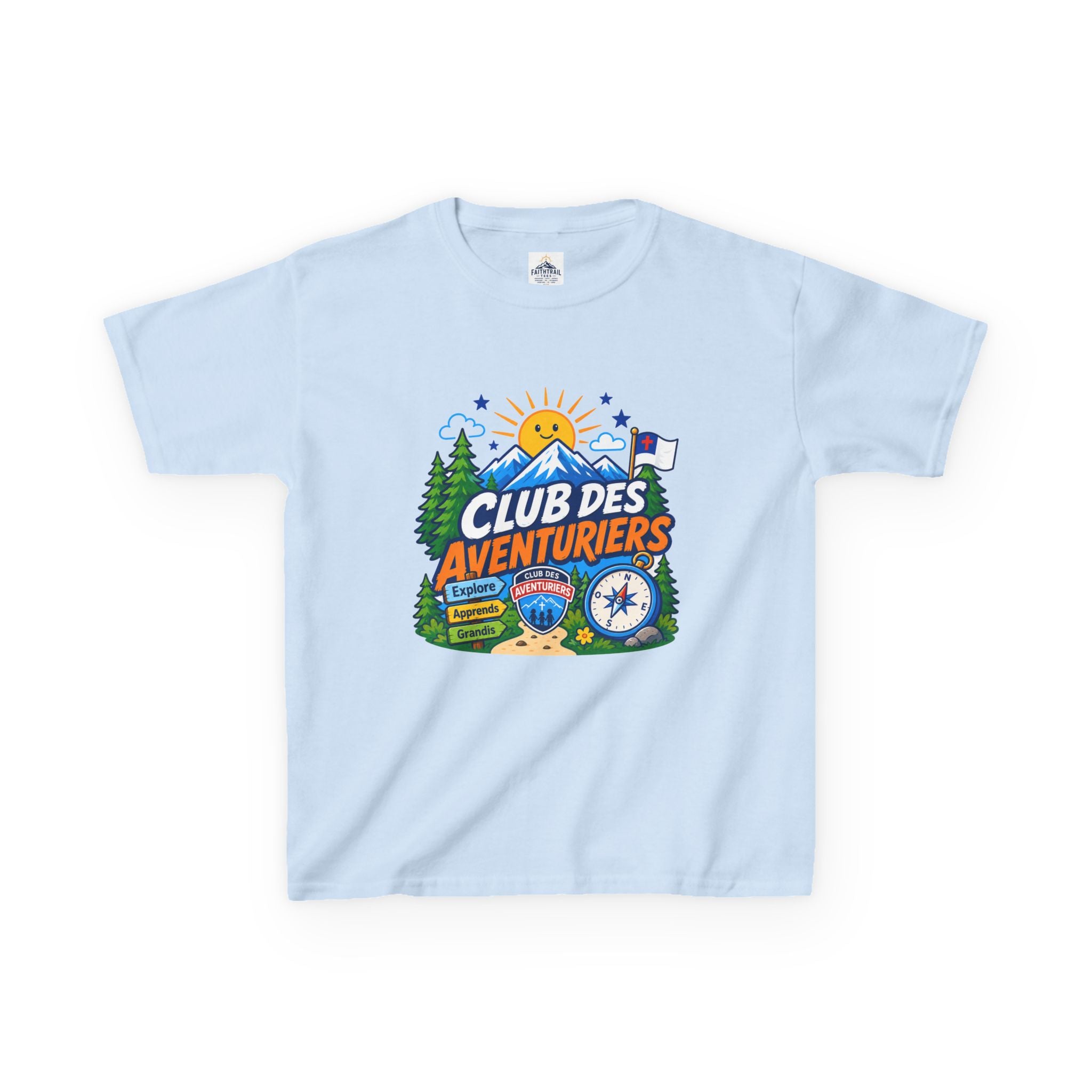 Club des Aventuriers T-Shirt (Enfants) | Camping Boussole et Soleil