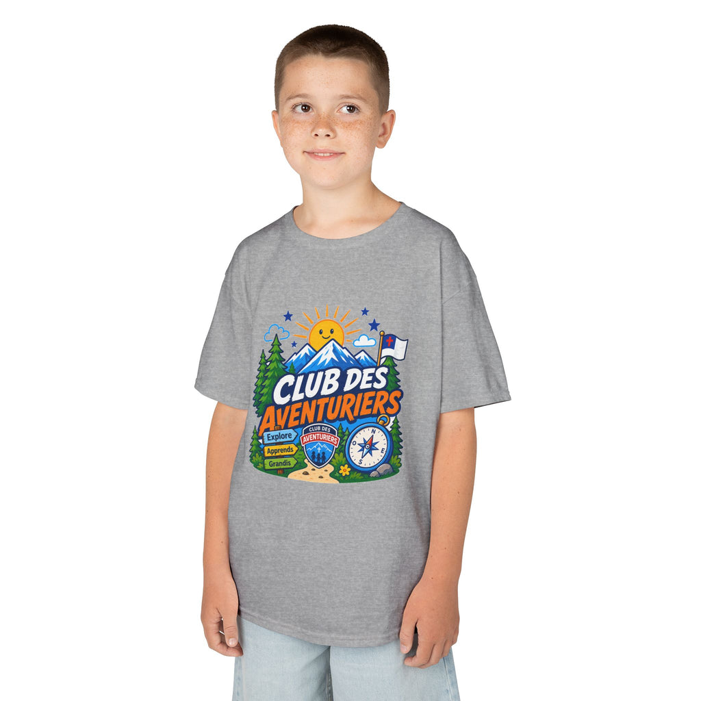 Club des Aventuriers T-Shirt (Enfants) | Camping Boussole et Soleil