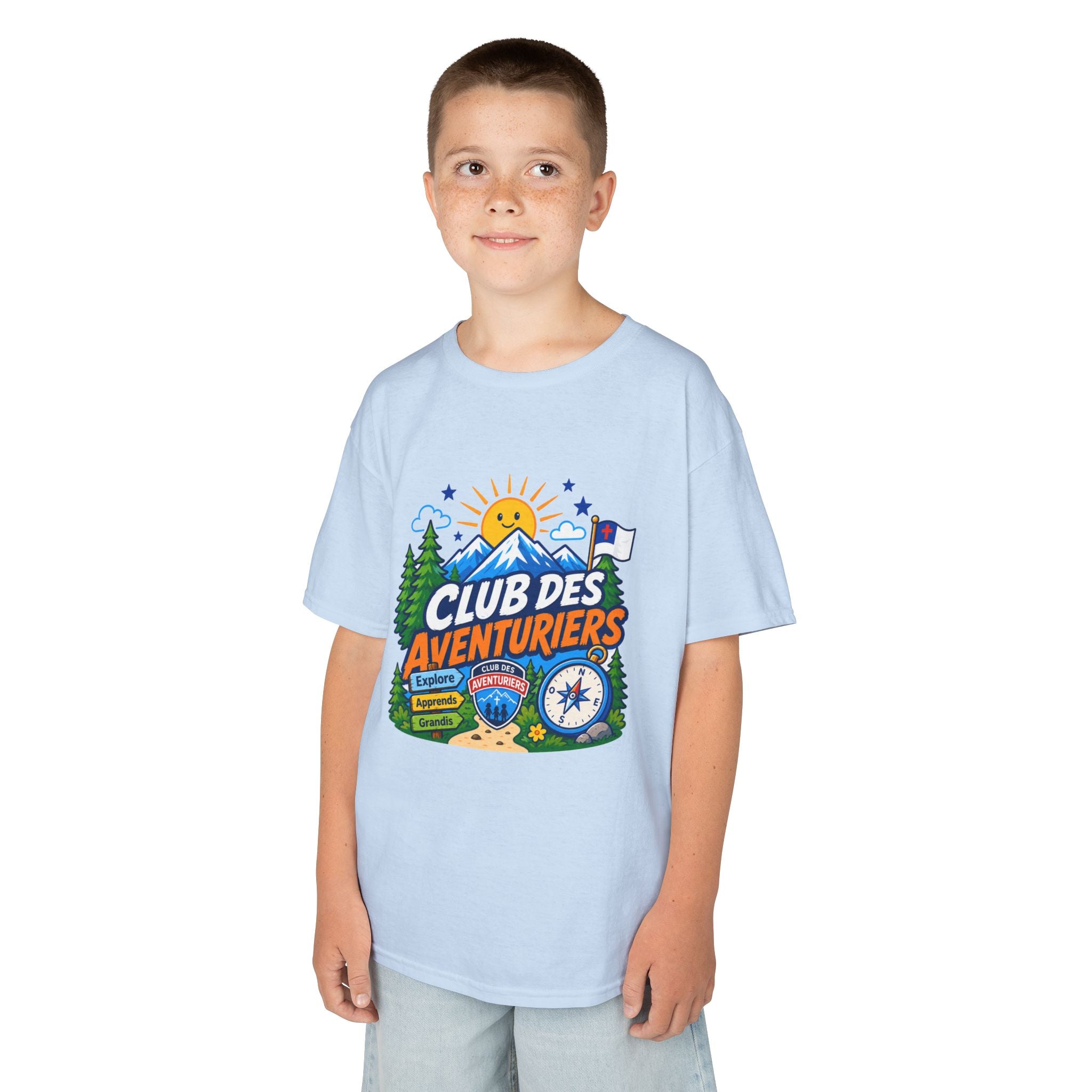 Club des Aventuriers T-Shirt (Enfants) | Camping Boussole et Soleil