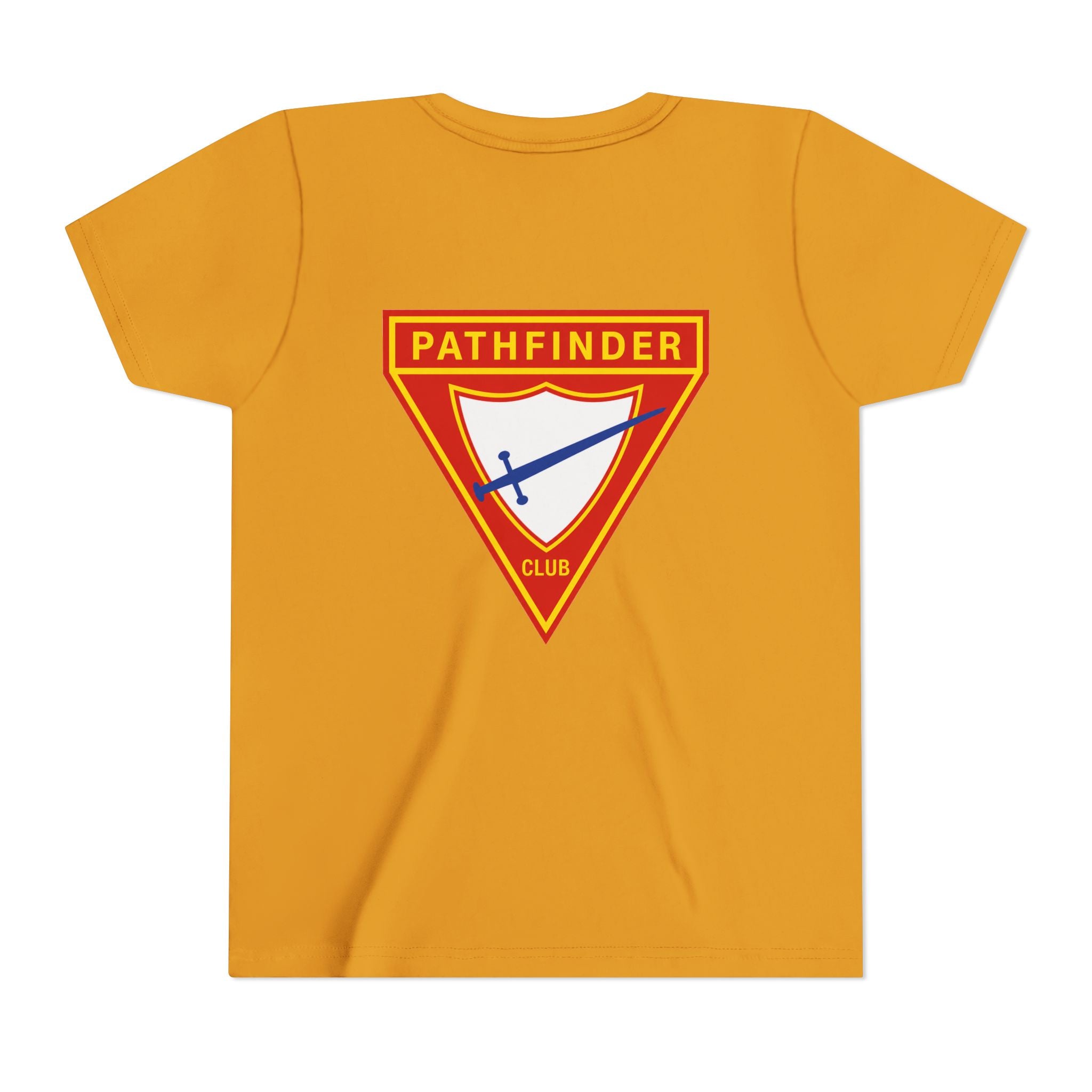 Pathfinder Club Youth Tee — Pathfinder Shield Emblem Short Sleeve Shirt