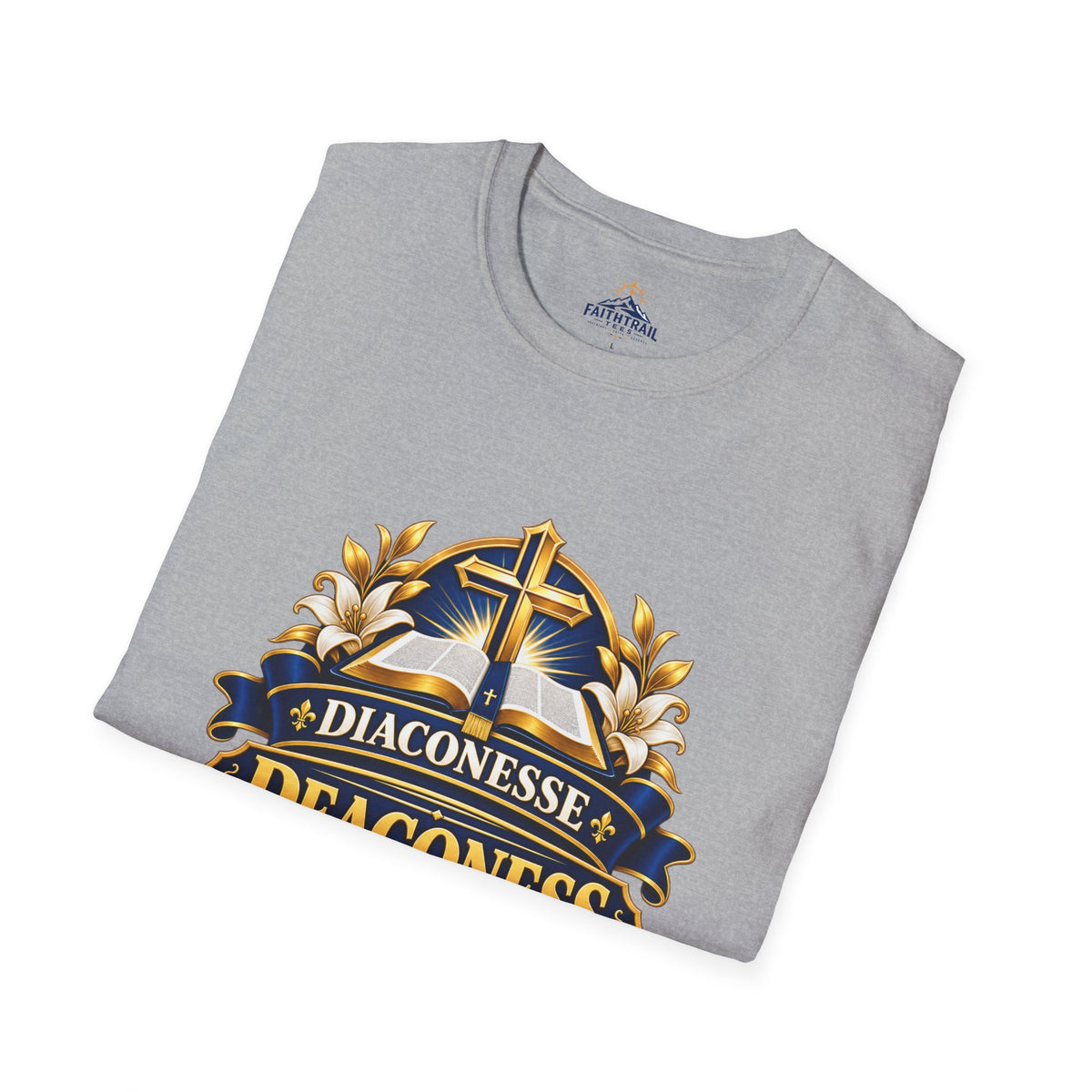 Deaconess Emblem T-Shirt — Faith-Based Christian Church Shirt