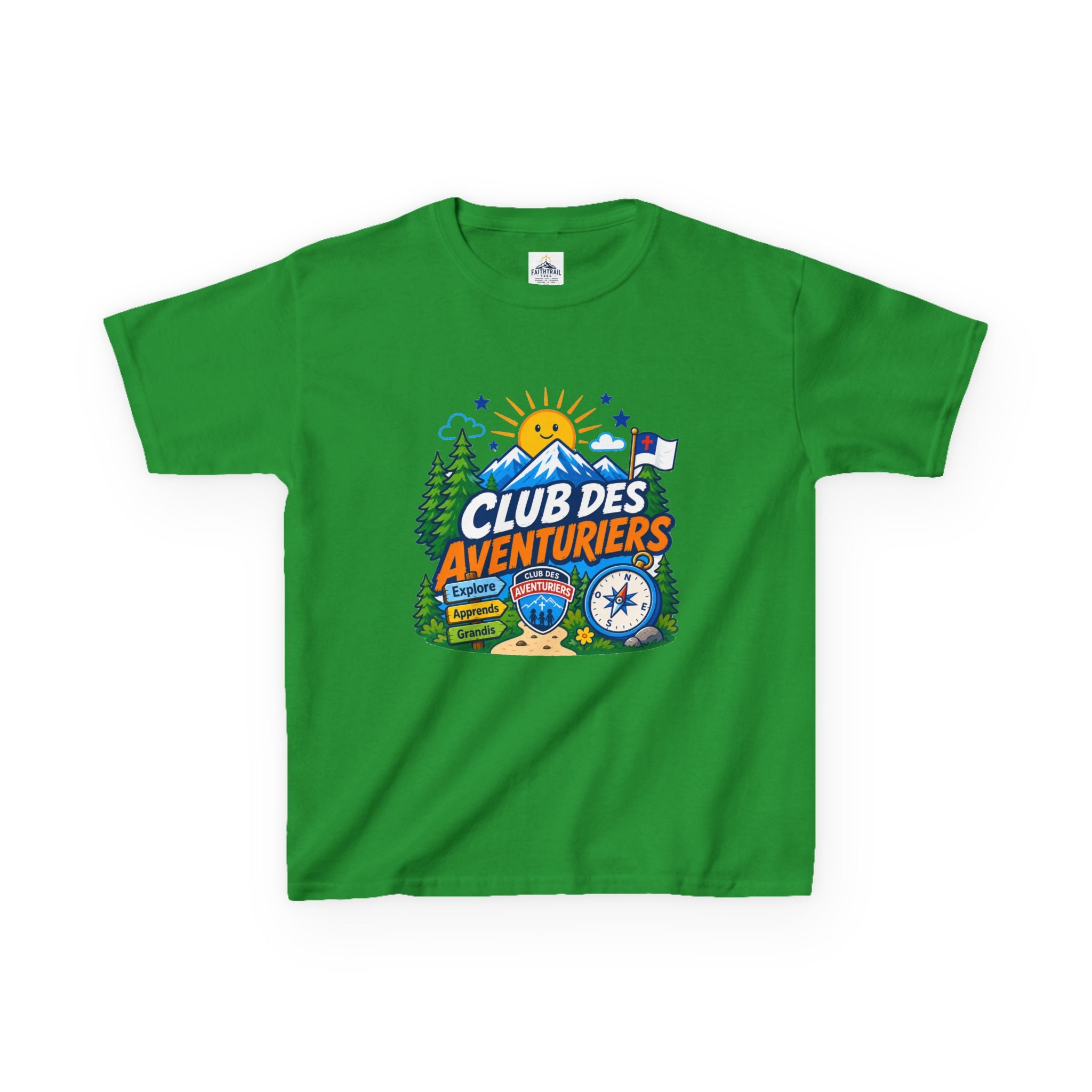 Club des Aventuriers T-Shirt (Enfants) | Camping Boussole et Soleil