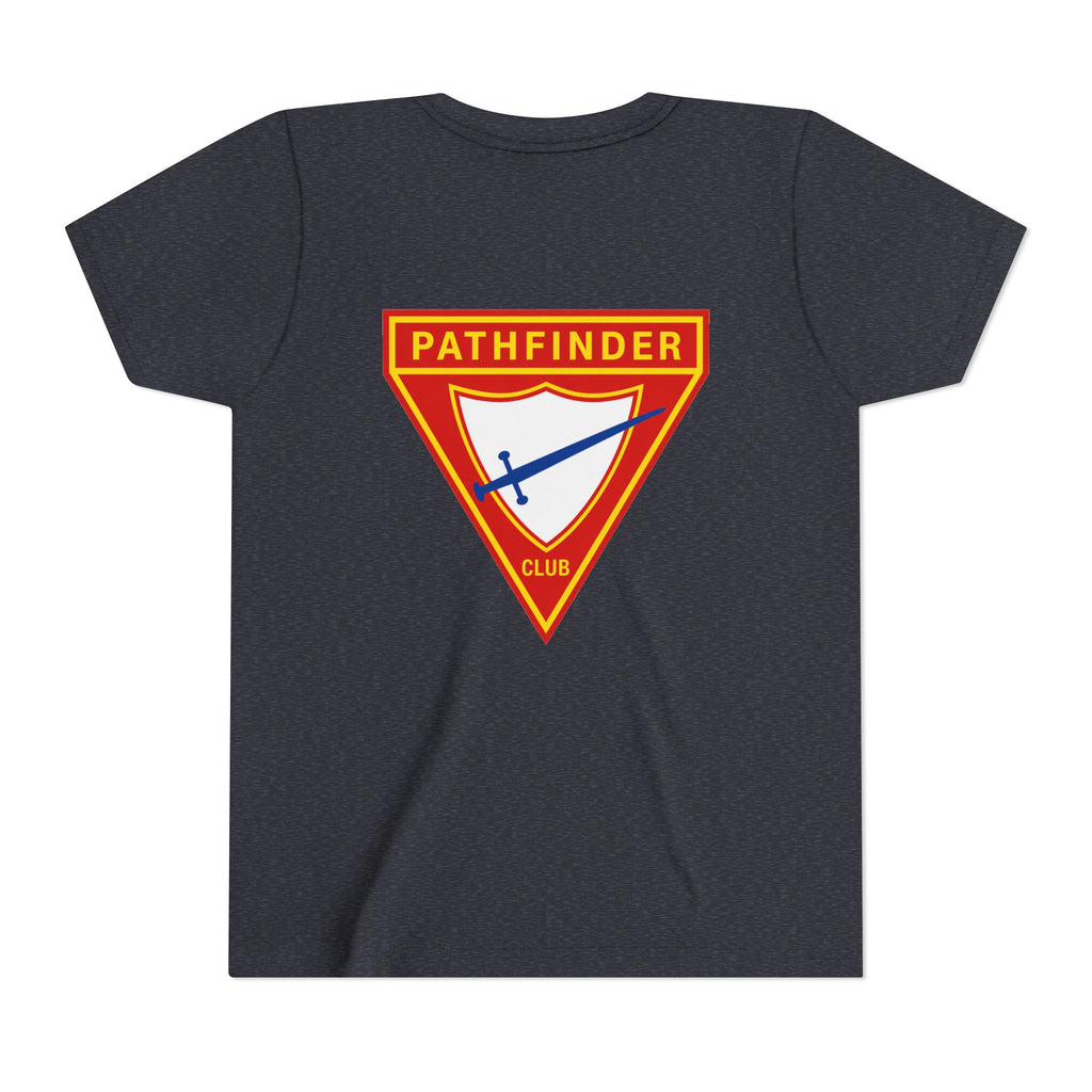 Pathfinder Club Youth Tee — Pathfinder Shield Emblem Short Sleeve Shirt