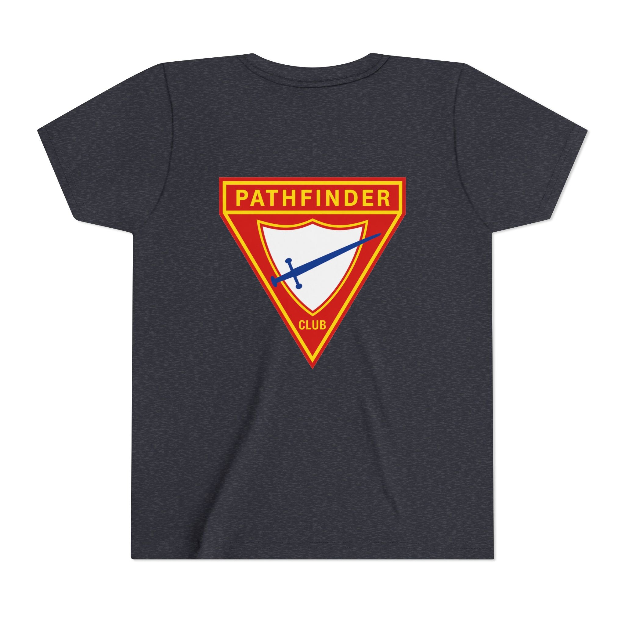 Pathfinder Club Youth Tee — Pathfinder Shield Emblem Short Sleeve Shirt