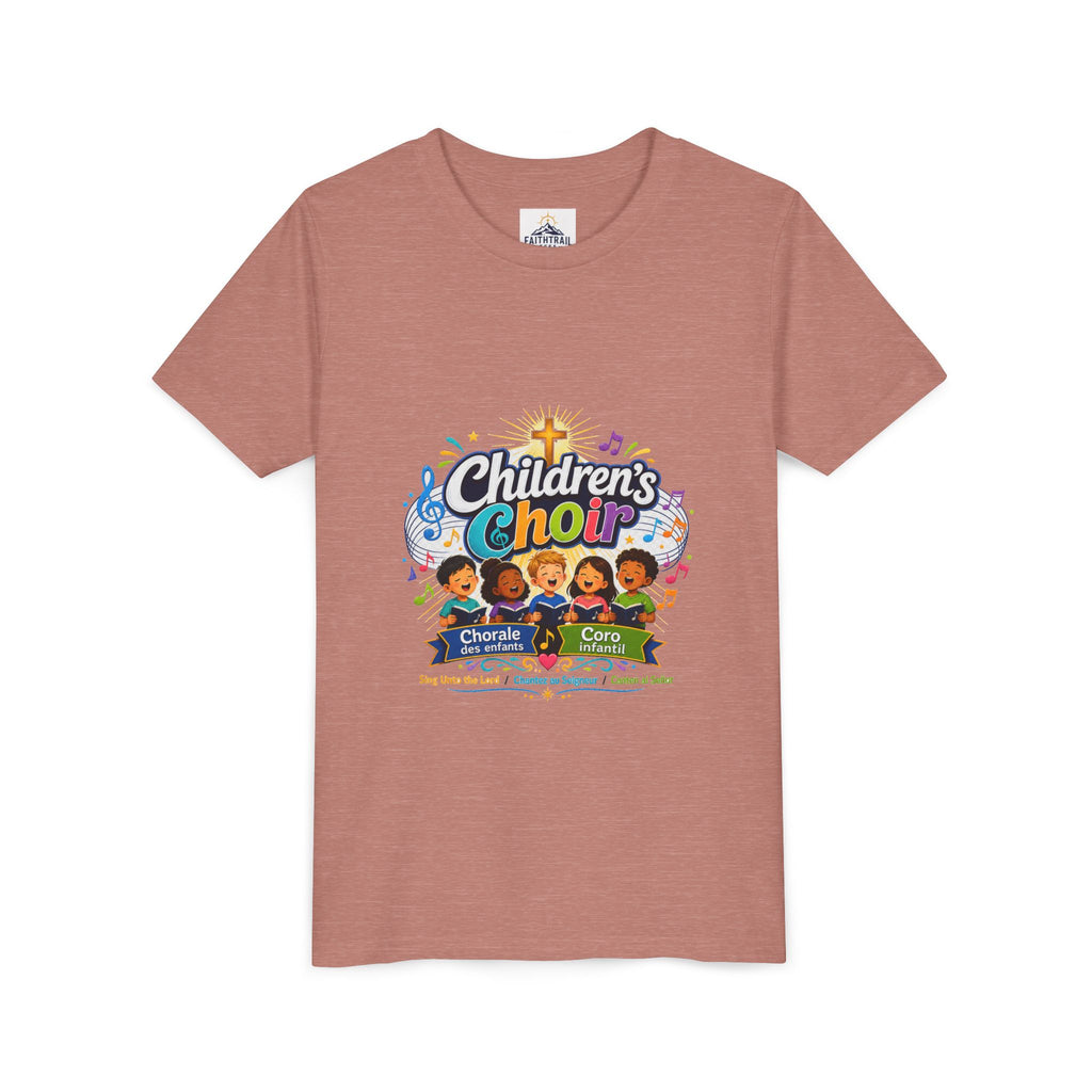 Children's Choir Youth Tee - Colorful Church Choir Graphic