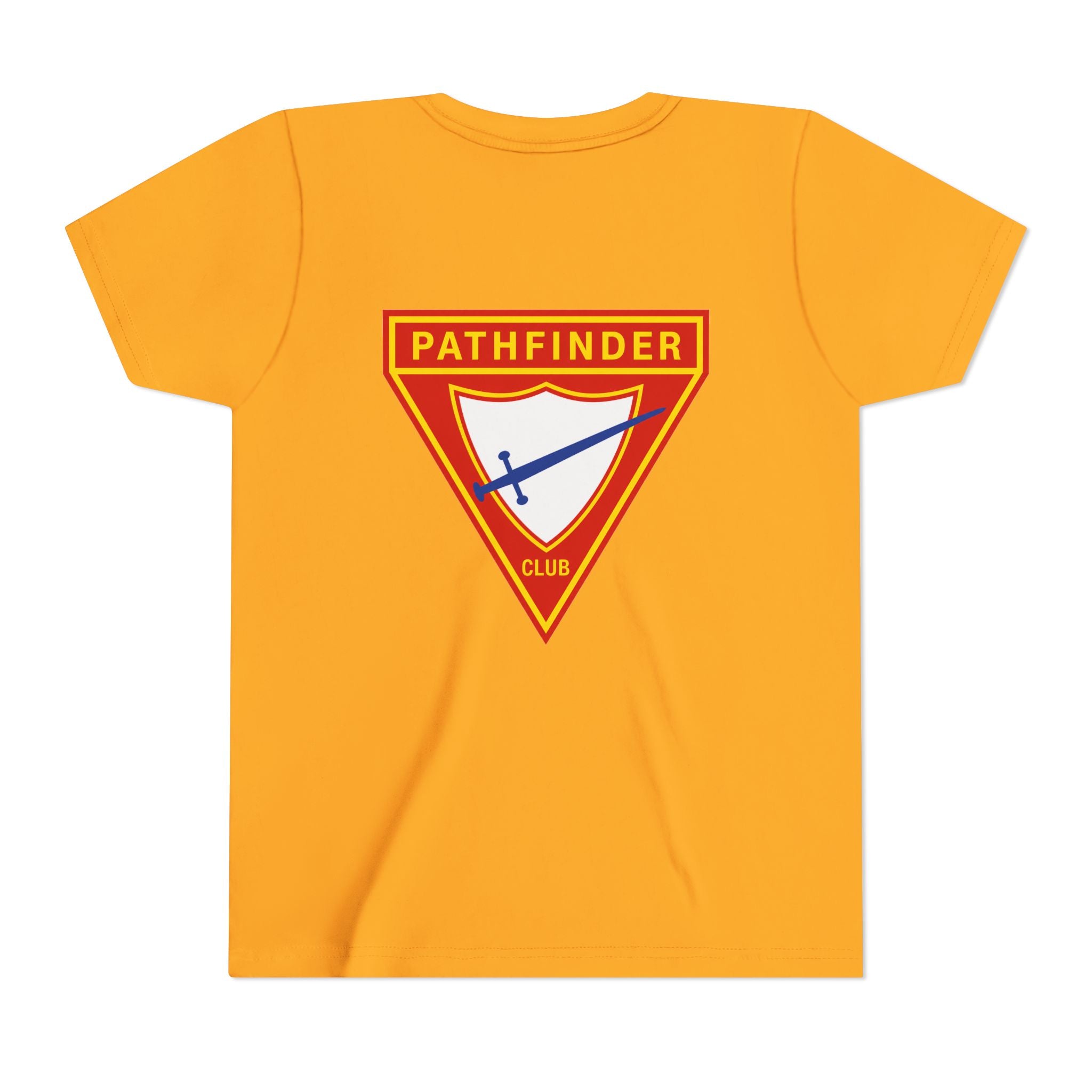 Pathfinder Club Youth Tee — Pathfinder Shield Emblem Short Sleeve Shirt