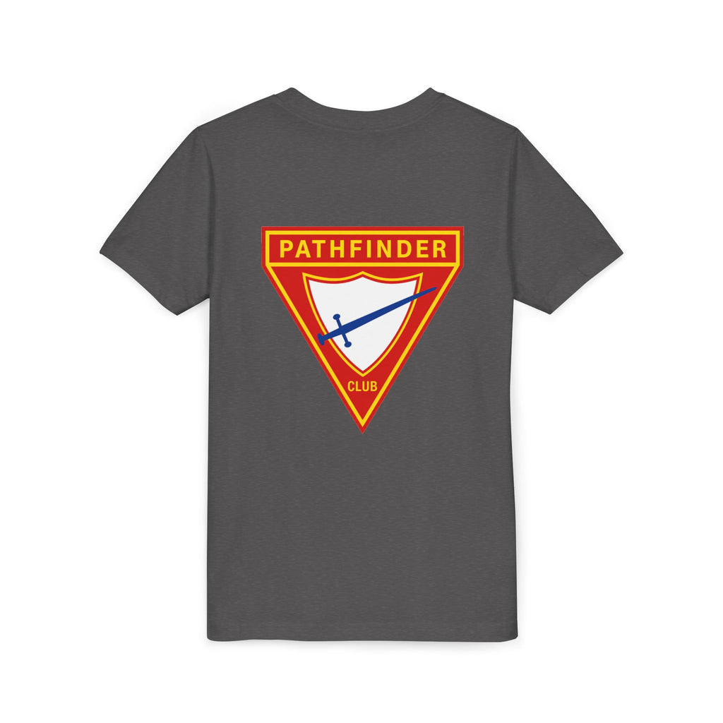 Pathfinder Club Youth Tee — Pathfinder Shield Emblem Short Sleeve Shirt