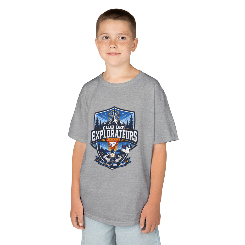 T-shirt unisexe pour enfants Club des Explorateurs | Lanterne