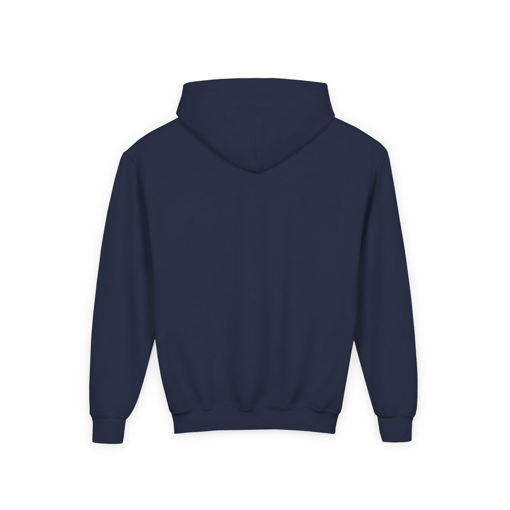 Pathfinder Youth Hoodie — Graphic Youth Pullover with Bold Script Logo