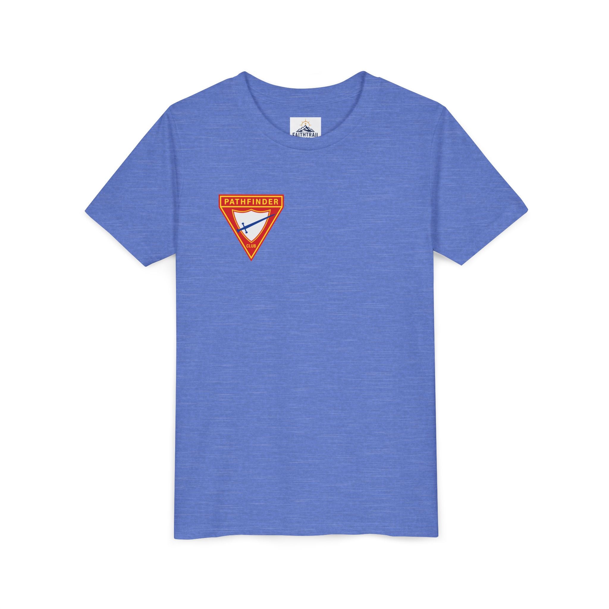 Pathfinder Club Youth Tee — Pathfinder Shield Emblem Short Sleeve Shirt