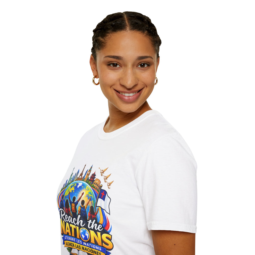 Reach the Nations T-Shirt — Global Missions Christian Outreach Tee