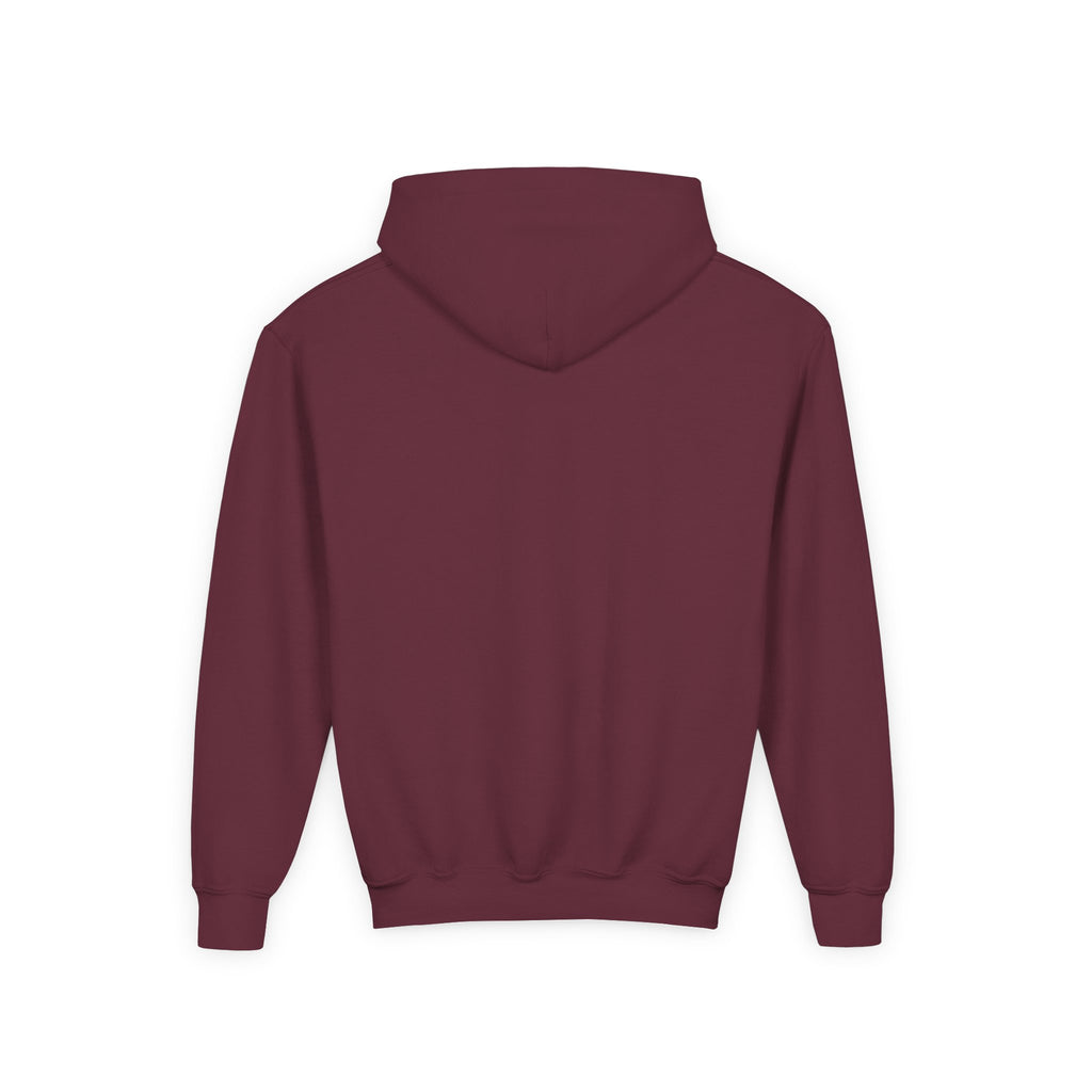 Pathfinder Youth Hoodie — Graphic Youth Pullover with Bold Script Logo