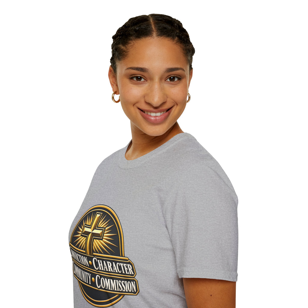 Conviction • Character Christian T-Shirt — Cross Faith Ministry Tee