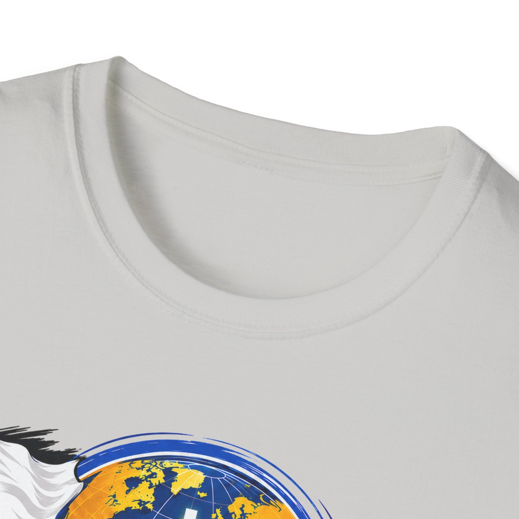 World Ambassador Day Adult Unisex T-Shirt | Christian Faith Cross Globe Design
