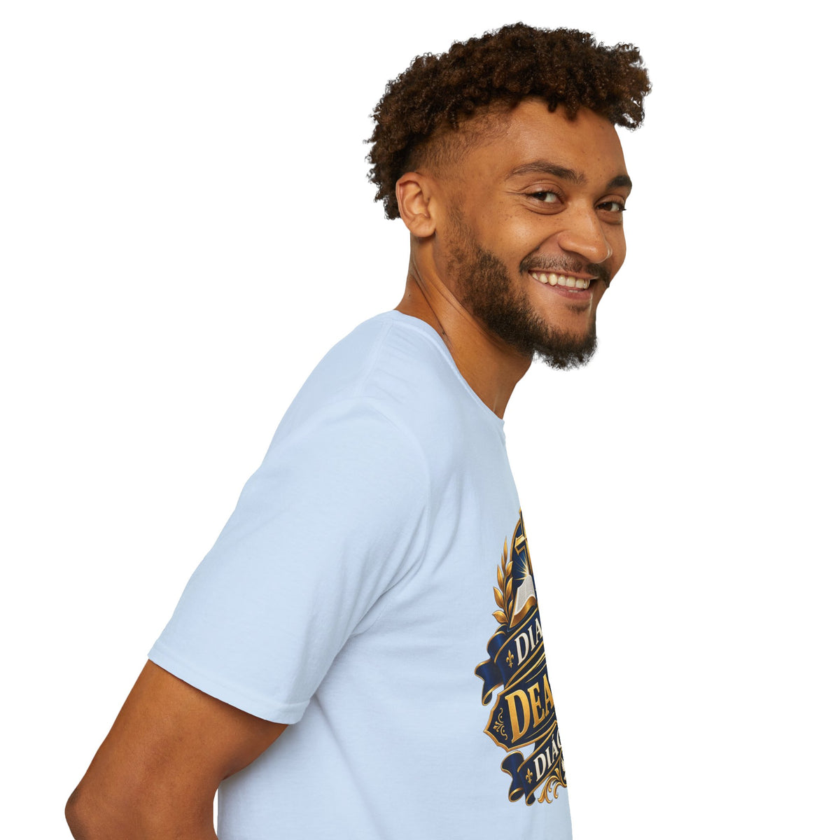 Deacon Faith T-Shirt — 'Diacre' Church Cross & Bible Emblem